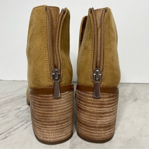BP Brynne Tan Brown Faux Suede Bootie 8M - Picture 4 of 14